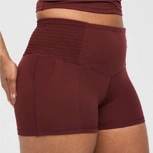 Aerie Offline Smocked Shortie